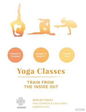 Fitness Advertising Poster Template