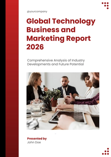 Free Business Thesis Cover Page Template to Edit Online