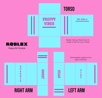 Free Preppy Roblox Shirt Template to Edit Online
