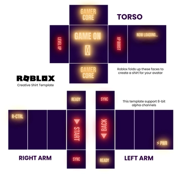 Free Creative Roblox Shirt Game Template to Edit Online