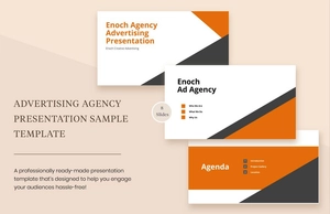 Advertising Agency Presentation Sample Template