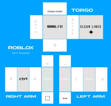 Free Transparent Roblox Shirt Template to Edit Online