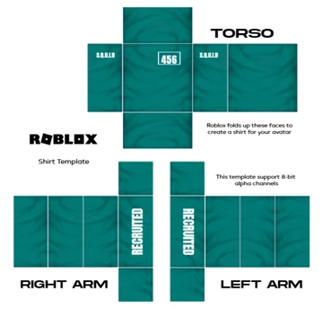 Free Squid Game Roblox Shirt Template to Edit Online