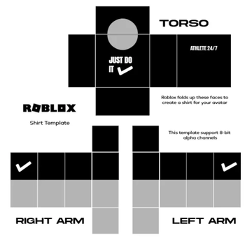 Free Nike Roblox Shirt Template to Edit Online