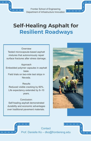 Free Engineering Research Poster Template to Edit Online