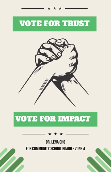 Board Election Poster Template