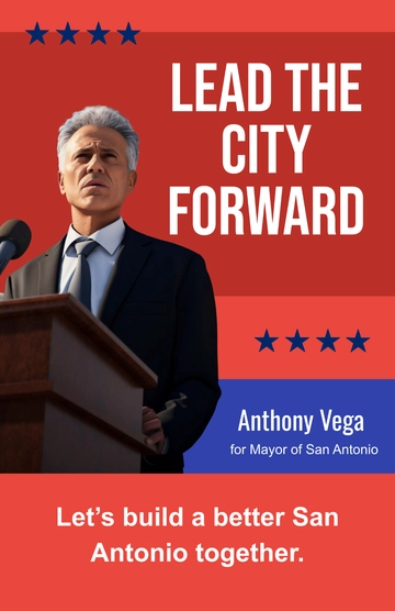 Free City Mayor Election Poster Template to Edit Online