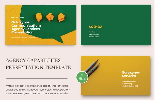 Agency Capabilities Presentation Template