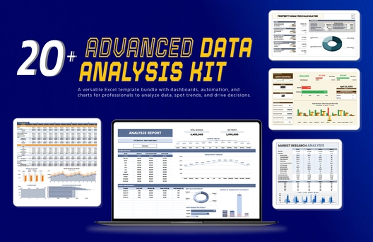 Advanced Data Analysis Kit Template Bundle