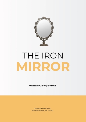 Free Pilot Screenplay Cover Page Template to Edit Online