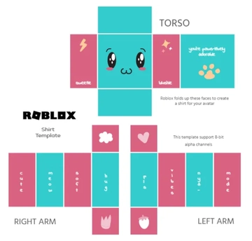 Free Kawaii Roblox Shirt Template to Edit Online