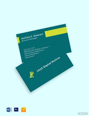 Digital Marketing Agency Business Card Template
