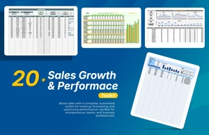 Sales Growth & Performance Toolkit Template Bundle