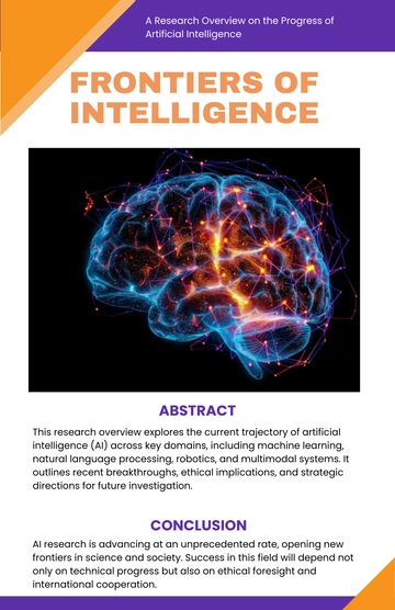 Free Research Poster Presentation Template to Edit Online