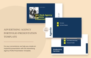 Advertising Agency Portfolio Presentation Template