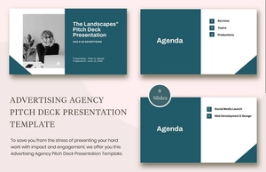 Advertising Agency Pitch Deck Presentation Template