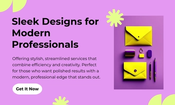 Free Sleek Fiverr Gig Template to Edit Online