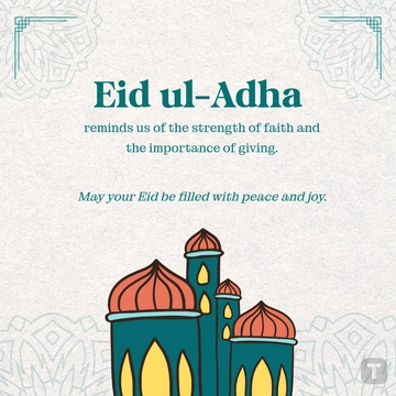 Free Eid ul-Adha Template to Edit Online