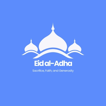 Free Eid al-Adha Logo Template to Edit Online