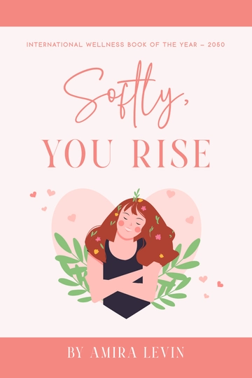 Free KDP Self-Care Book Cover Template to Edit Online