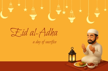 Free Eid al-Adha Design Template to Edit Online