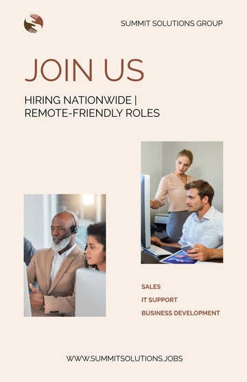 Free Bold Join Our Team Recruitment Poster Template to Edit Online