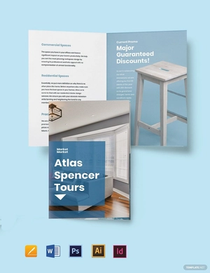 Creative Bi-Fold Agency Brochure Template