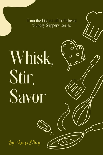 Free KDP Recipe Book Cover Template to Edit Online