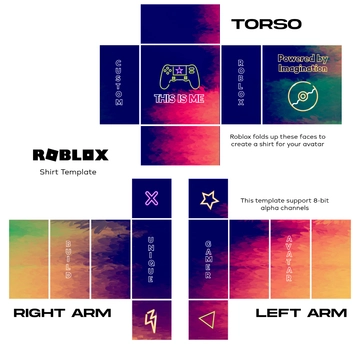 Free Roblox Avatar Shirt Template to Edit Online