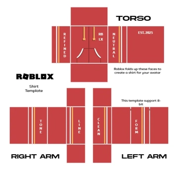 Free Editable Roblox Shirt Template to Edit Online