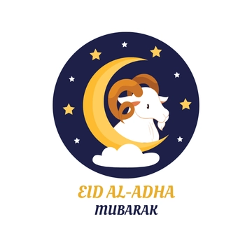 Free Eid al-Adha Goat Template to Edit Online