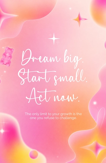 Free Gradient Background Poster Template to Edit Online
