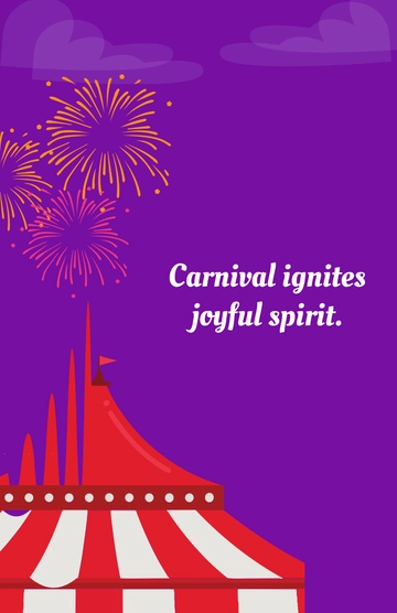 Free Modern Carnival Background Poster Template to Edit Online