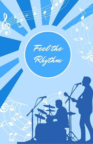 Free Concert Background Poster Template to Edit Online