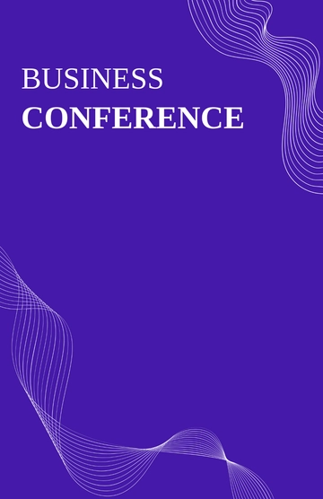 Free  Conference Background Poster Template to Edit Online