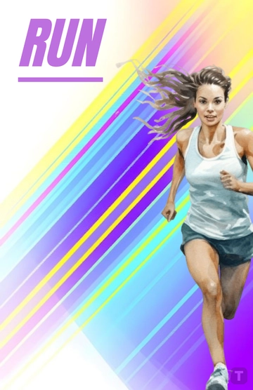 Free Colorful Sports Background Poster Template to Edit Online