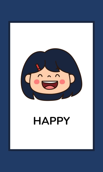 Free Emotions Flashcard for Autism Template to Edit Online