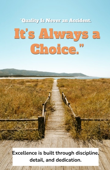 Free Quality Motivational Poster Template to Edit Online