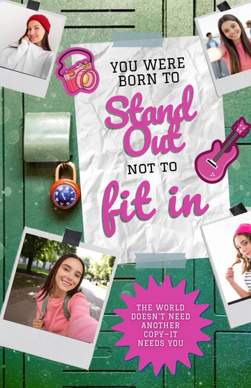 Free Colorful Motivational Poster for Teens Template to Edit Online