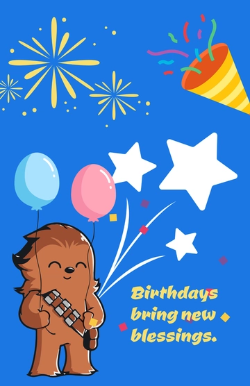 Free Birthday Background Poster Template to Edit Online