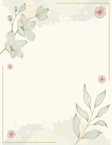 Free Garden Background Wedding Planner Template to Edit Online
