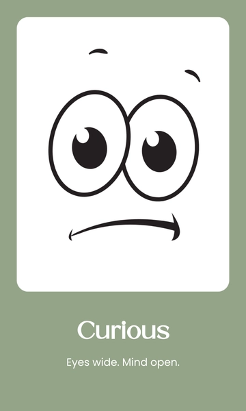 Modern Emotions Learning Flashcard Template to Download