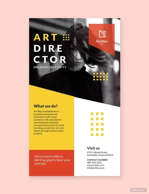 Art Director Whatsapp Post Template
