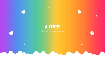 Free Pride Month Gradient Background Template to Edit Online