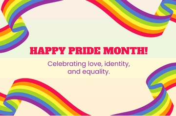 Free LGBT Pride Month Template to Edit Online Free LGBT Pride Month Template to Edit Online