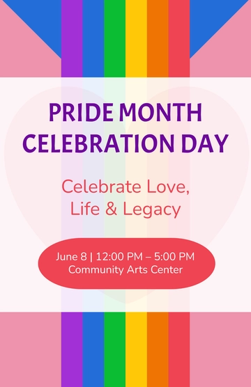 Free Pride Month Celebration Template to Edit Online Free Pride Month Celebration Template to Edit Online