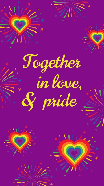 Free LGBT Pride Month Wallpaper Template to Edit Online Free LGBT Pride Month Wallpaper Template to Edit Online