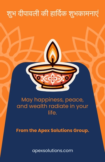 Free Poster with Diwali Indian Borders Template to Edit Online