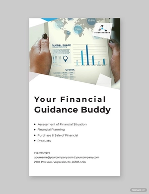 Finance Consultant Whatsapp Post Template