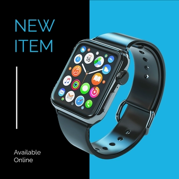 Free Smartwatch Facebook Marketplace Photo Template to Edit Online